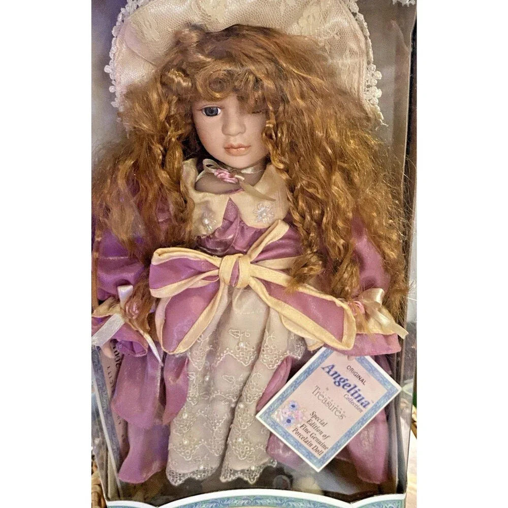 Angelina Collection Porcelain Doll  LTD Edition COA 2001 Timeless Treasures 16”